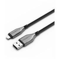 Cygnett Armoured Lightning to USB-A Cable 12W (1M, Black)