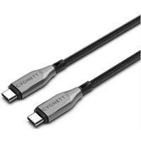 CYGNETT Armoured USB Type-C Cable - 1 m, Black