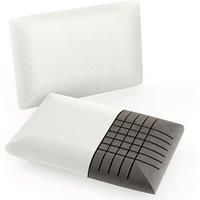 Set Of 2 Gel Bamboo Charcoal Memory Foam Pillows