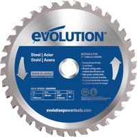 Evolution Power Tools Mild Steel Carbide-Tipped Blade, 180 mm