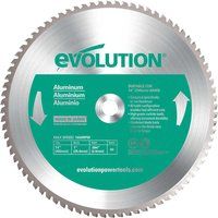 Evolution 80TBLADE14 TCT Saw Blade for Aluminium 355mm x 25.4mm x 80T