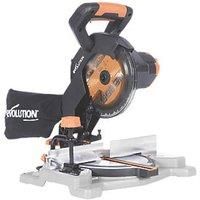 Evolution R185CMS-Li 185mm 18V Li-Ion EXT Cordless Single-Bevel Compound Mitre Saw - Bare (836VV)