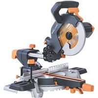 Evolution R210SMS 210mm Electric Single-Bevel Sliding Multi material Sliding Mitre Saw 110V (6126V)