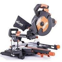 Evolution R255SMS+ Pro Sliding Mitre Saw 255mm 240v c/w Multi Material TCT Blade