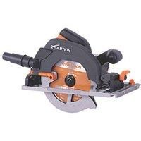 Evolution Power Tools R185CCSX+ Multi-Material Circular Saw, 185 mm, (110 V) with Additional R185TCT-20T Blade