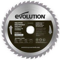 Evolution Fine Wood TCT Mitre Saw Blades 185mm 210mm & 255m