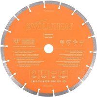 Evolution (PD255SEG-CS) - 255 mm Premium Multi Material Diamond Blade For Disc Cutters - Faster Cutting and Longer Blade Life - Ideal for Cutting Brick, Roof Tile, Paving, Reinforced Concrete and More