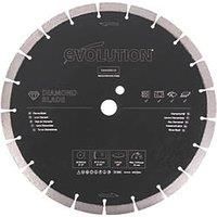 Evolution PD300SEG-CS 300mm x 22.2mm Premium Diamond Blade 20mm + 22.2mm Bore