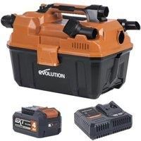 Evolution 18V 1x4.0Ah Wet/Dry Vacuum Cleaner 099-0001A Kit R11VAC-Li4AH