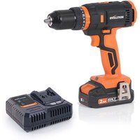 Evolution 18V 1x2.0Ah EXT Combi Drill Kit Kit 105-0001A R13CMB-Li2Ah