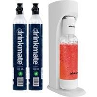 DRINKMATE OmniFizz Carbonated Drinks Maker - Classic White, White