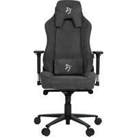 AROZZI Vernazza Soft Fabric Gaming Chair - Dark Grey