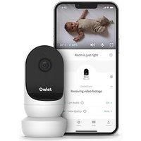 Owlet Cam 2 Baby Monitor with Camera and Audio - HD Video - Night Vision - iOS and Android Compatible - White
