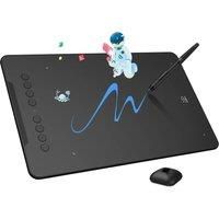 XPPen New Deco01V3 10 Inch Graphics Digital Tablet Drawing Tablet 16384 Levels Pressure 8 Shortcut Keys for Android Windows Mac