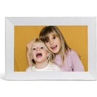 AURA Carver 10.1" WiFi Digital Photo Frame - White, White