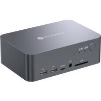 AV Access Docking Station KVM Switch 4K@60Hz Dual Monitor for Laptop & Desktop,USB-C Charge,EDID