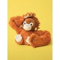 Hugarounds Ollie The Orangutan 1.1KG Microwaveable Weighted Plush Neck & Shoulder Wrap | Soothing, Comforting Hugs for Self-Care & Relaxation | Unscented for Ages 2+