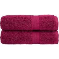 Premium Hand Towels SOLUND 2pcs Bordeaux 50x100cm 600gsm