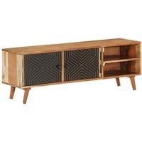 TV Cabinet 112x30x40 cm Solid Wood Acacia