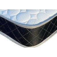 Black Quilted Bubble Sprung Memory Foam Mattress In 5 Sizes
