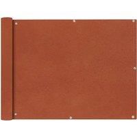 Balcony Screen Oxford Fabric 90x400 cm Terracotta