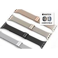 Stainless Steel Mesh Apple Watch Strap - Silver