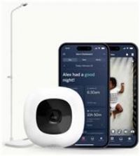 Nanit Pro Smart Baby Monitor and 2nd Gen Floor Stand - 1080P Wi-Fi Video and Sound Camera, Sleep Coach and Breathing Motion Tracker, 2-Way Audio, Real-Time Sleep Analytics