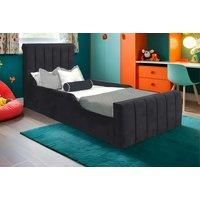 Luxury Plush Child-Safe All-In-One Bed with Optional Mattress - Light Grey