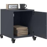 Bedside Cabinets 2 pcs Anthracite 36x39x43.5 cm Steel