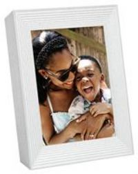 Aura Frames Aura Mason 9 Inch Digital Photo Frame White Quartz