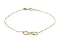 Revere 9ct Yellow Gold Infinity Charm Bracelet