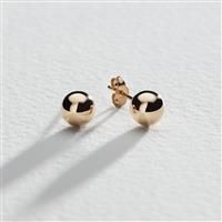 Revere 9ct Gold 6mm Ball Stud Earrings