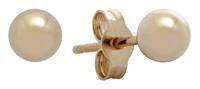 Revere 9ct Gold Ball Stud Earrings