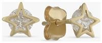 Revere 9ct Yellow Gold Cubic Zirconia Star Stud Earrings