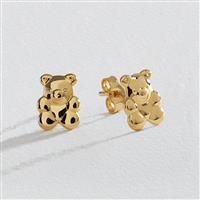 Revere 9ct Yellow Gold Teddy Stud Earrings