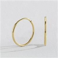 Revere 9ct Yellow Gold Hoop Earrings