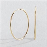 Revere 9ct Yellow Gold Hoop Earrings