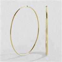 Revere 9ct Yellow Gold Hoop Earrings