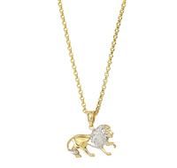 Revere 9ct Yellow Gold Two Tone Lion Pendant