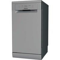 Hotpoint HP2FE10CS90SUK 9 Place Setting Slimline Dishwasher - Silver