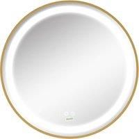 Round Led Bathroom Touchscreen Mirror