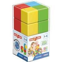 GEOMAG Magicube 54 Green | Magnetic Toys | Toddler Magnets | STEM-endorsed Educational Building Cube Set for Creativity and Early Learning Fun | Swiss-made | 8 pieces |Ages 1-5