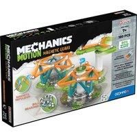 Geomag - Mechanics Motion Magnetic Gears - Educational and Creative Game for Children - Magnetic Building Blocks, Recycled Plastic - Set of 160 Pieces, Multi-coloured, 768