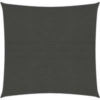 Sunshade Sail 160 g/m Anthracite 2.5x2.5 m HDPE