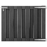 Garden Gate WPC 100x80 cm Grey