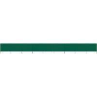 9-panel Wind Screen Fabric 1200x80 cm Green