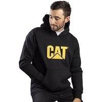 Caterpillar Men's Trademark Hooded Sweatshirt in Black | Size: Small