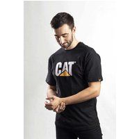 Caterpillar CAT Trademark Logo Tee black T-Shirt #C1510305 Big And Tall 4XL Work