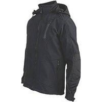 Caterpillar Men's Triton Soft Shell Jacket Work Utility Outerwear, Black, Large