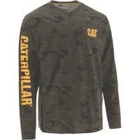Caterpillar Men/'s Trademark Banner L/S Tee T-Shirt, Night Camo, XL